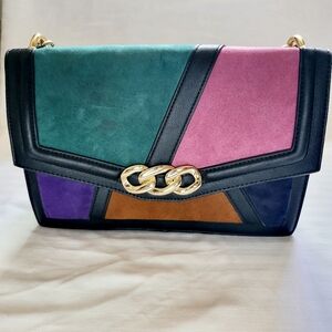 Multicolor international concept inc crossbody women's handbag